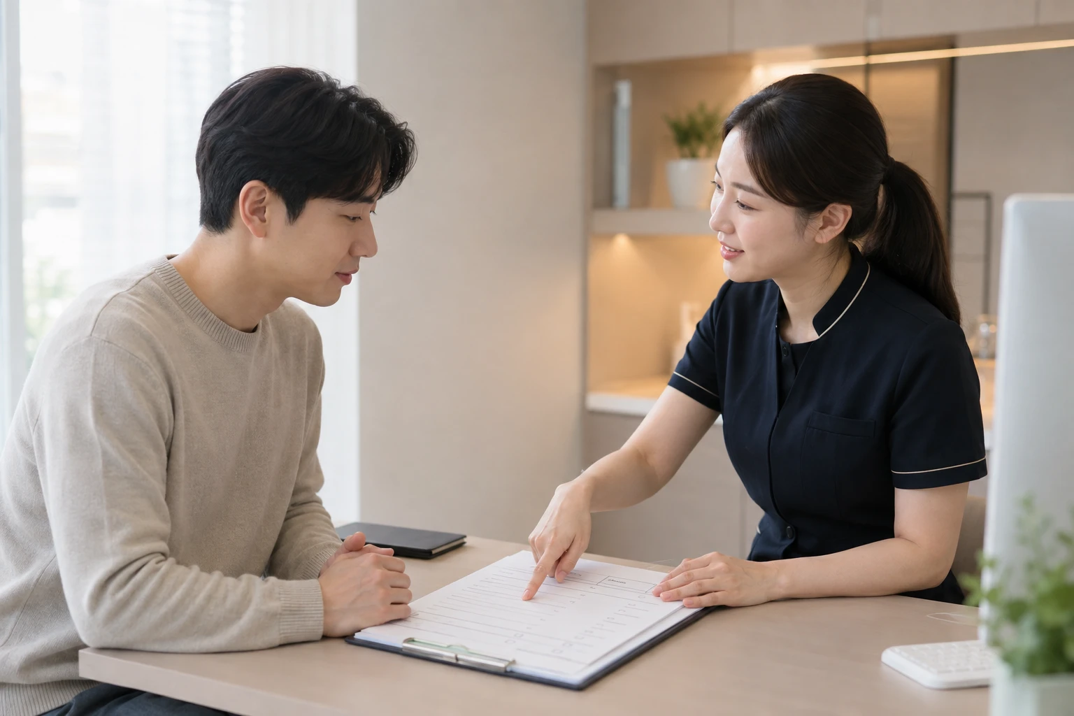 구강 위생 도구들